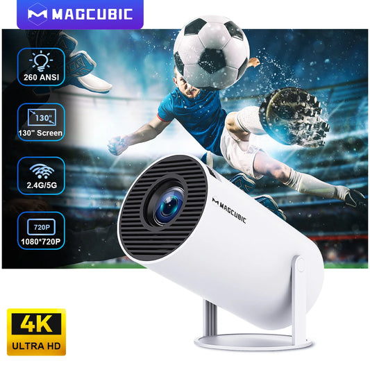 Magcubic Projector HY300 PRO 4K Android 11 Dual Wifi6 260ANSI Allwinner H713 BT5.0