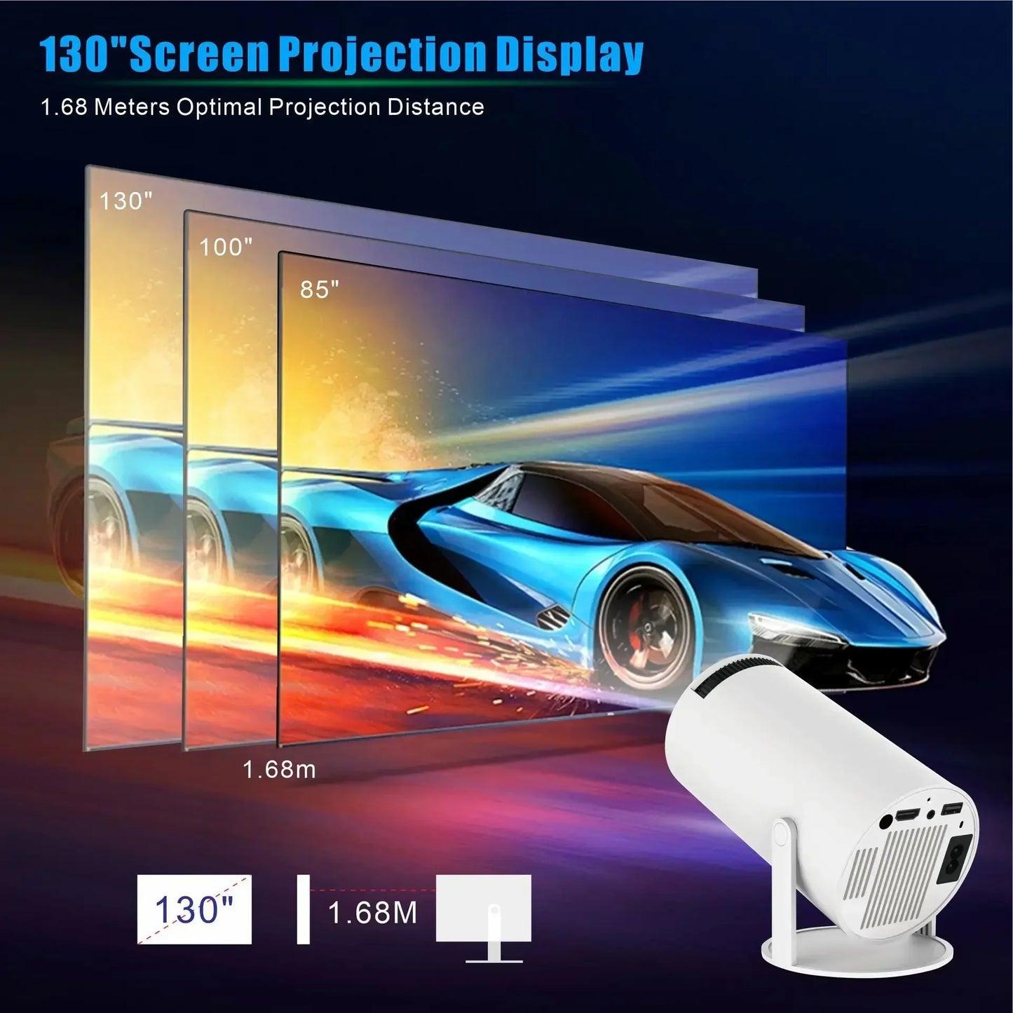 M300 Max Retro Video Game Consoles Video Game Consoles Mini Portable Intelligent Projector 720p Home Projector 64GB Games Gifts